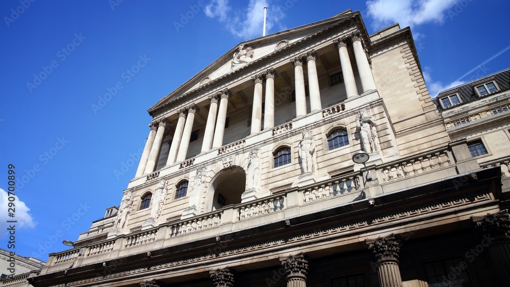 London - Bank of England. UK landmarks.