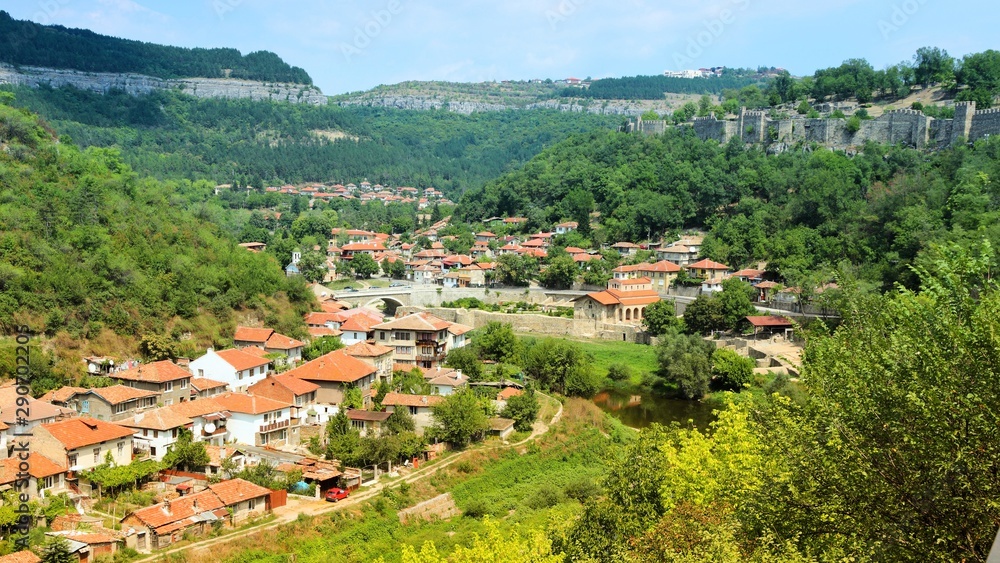 Veliko Tarnovo. Landmarks of Bulgaria.