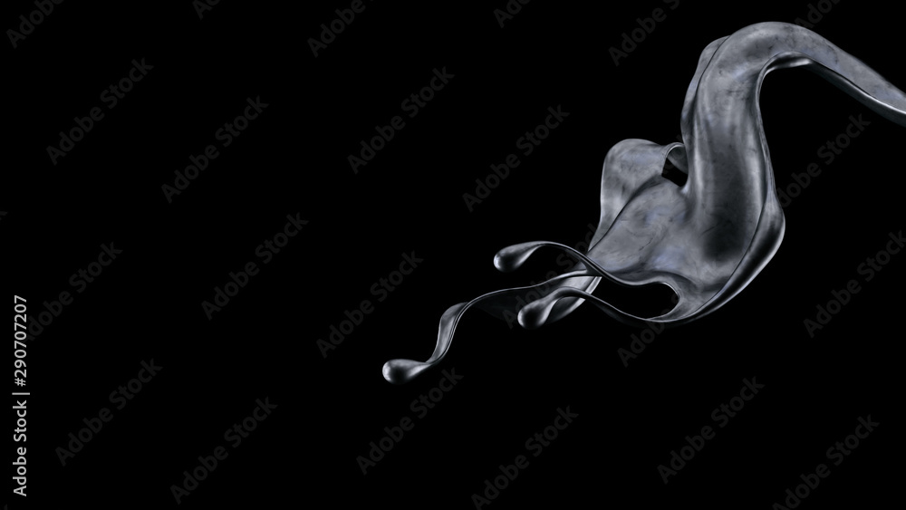 Splash fluid. 3d illustration, 3d rendering. Splash fluid. 3d illustration, 3d rendering.