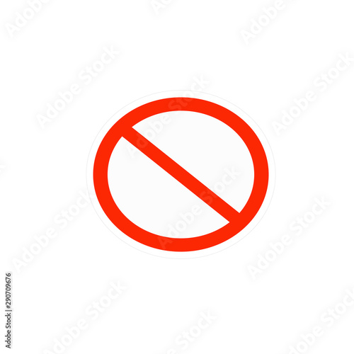 Free Download red circle road sign - GFXLoad