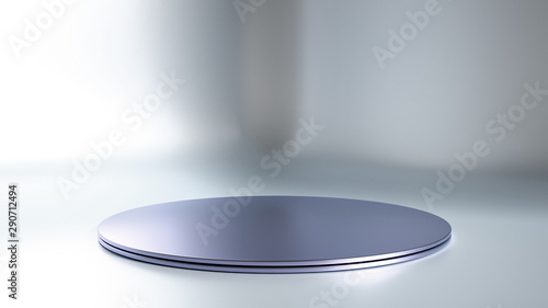 Elegant, beautiful abstract background with elements, studio, pedestal, minimalism. 3d illustration, 3d ..rendering.