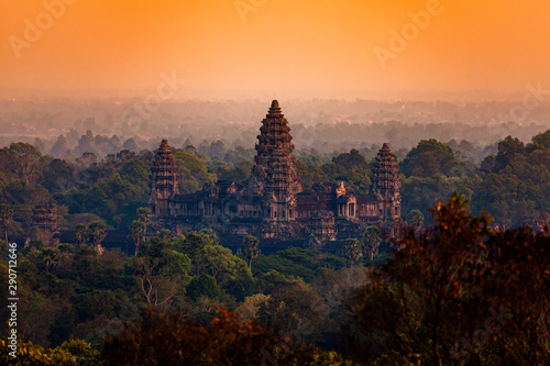 Angkor Wat, sunset, Cambodia