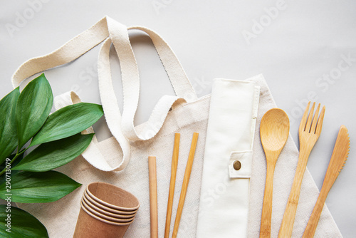 Zero waste concept   recycled tableware
