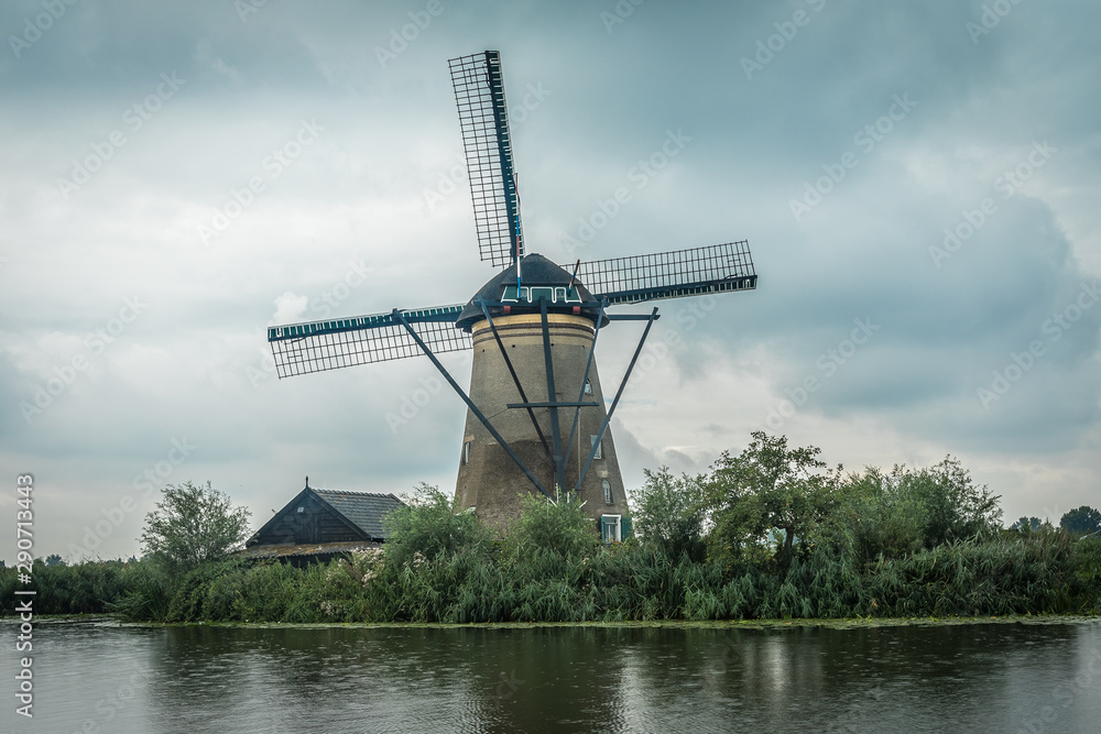 Windmill in Netherlands, Kinderdijk