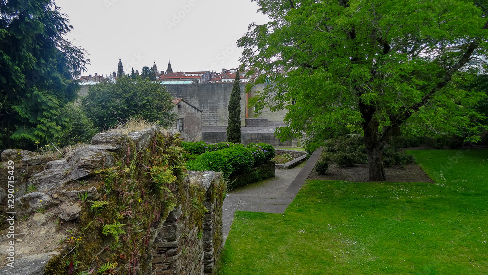 Santiago de Compostela is a city of piligrims, Spain