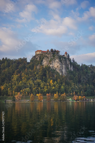 Travailing around  Lake Bled In Slovenia an amazing lake full of impressive nature , crystal blue water with a beautiful island in the middle surrounded by those beautiful mountains and trees.  © Ben
