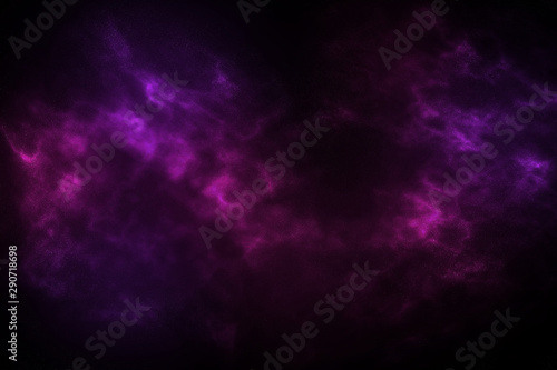 Purple Nebula Galaxy Background