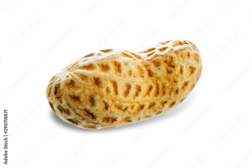 Peanut on a white isolated background