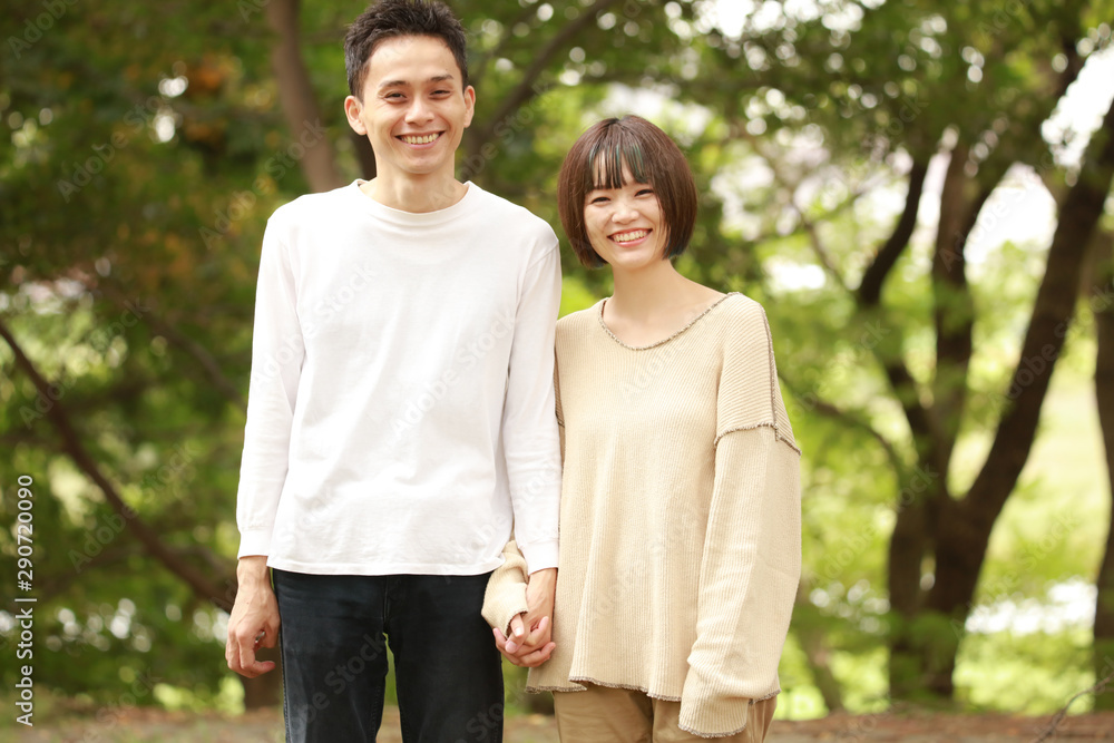 笑顔のカップル