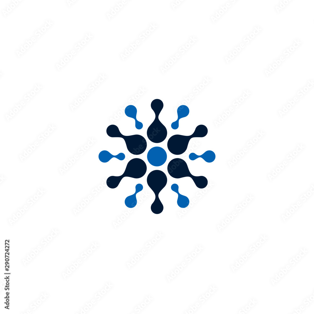 Meta Ball icon vector design template Meta Ball icon vector design template