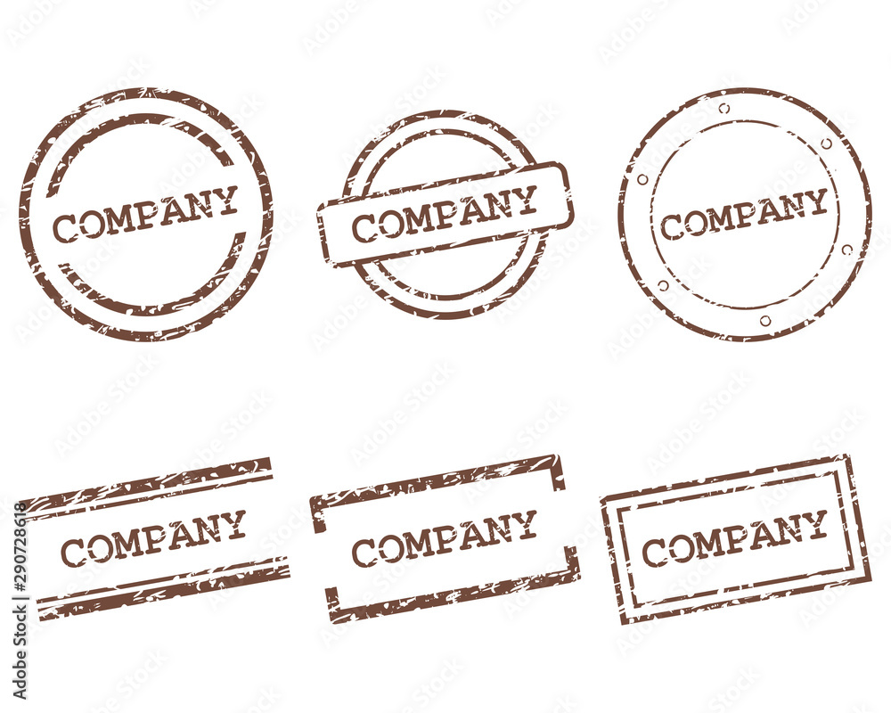 Fototapeta premium Company Stempel