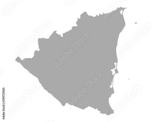 Karte von Nicaragua photo