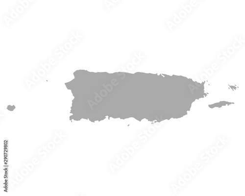 Karte von Puerto Rico