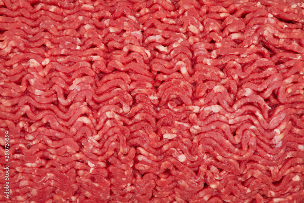 Close-up of raw ground beef Close-up of raw ground beef