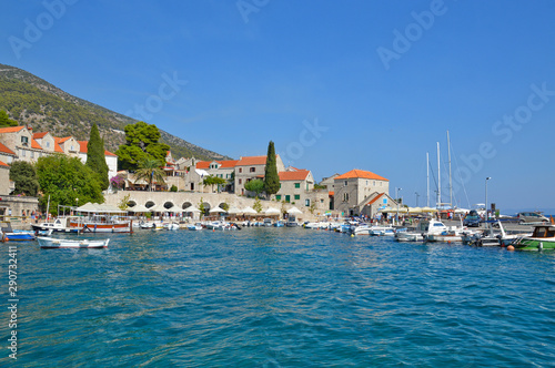 Island of Brac, Croatia, 08/30/2917. A day of vacation in Croatia, in one of the most beautiful islands in the Mediterranean sea