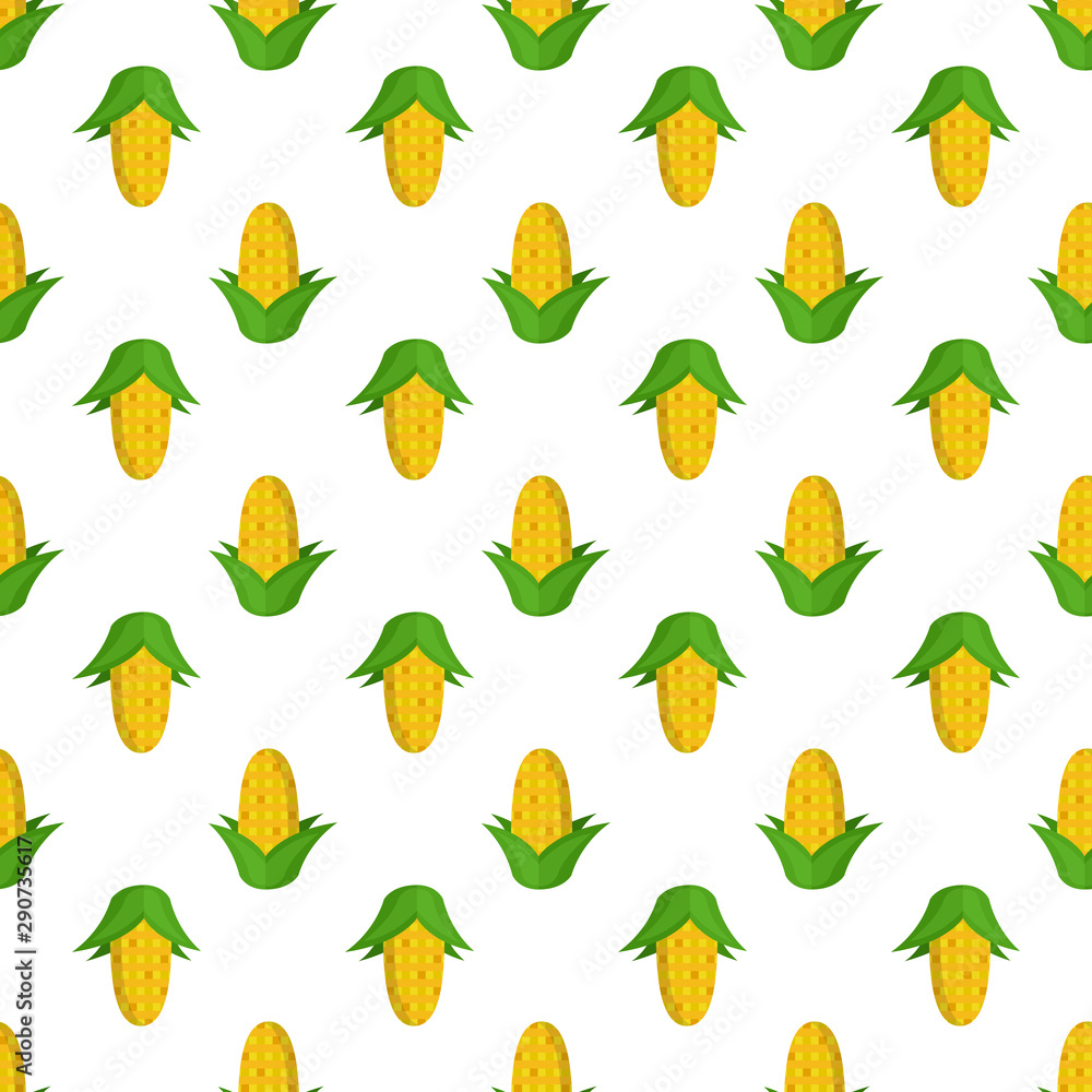 Seamless pattern. Corn background. Vector illustration. Seamless pattern. Corn background. Vector illustration.