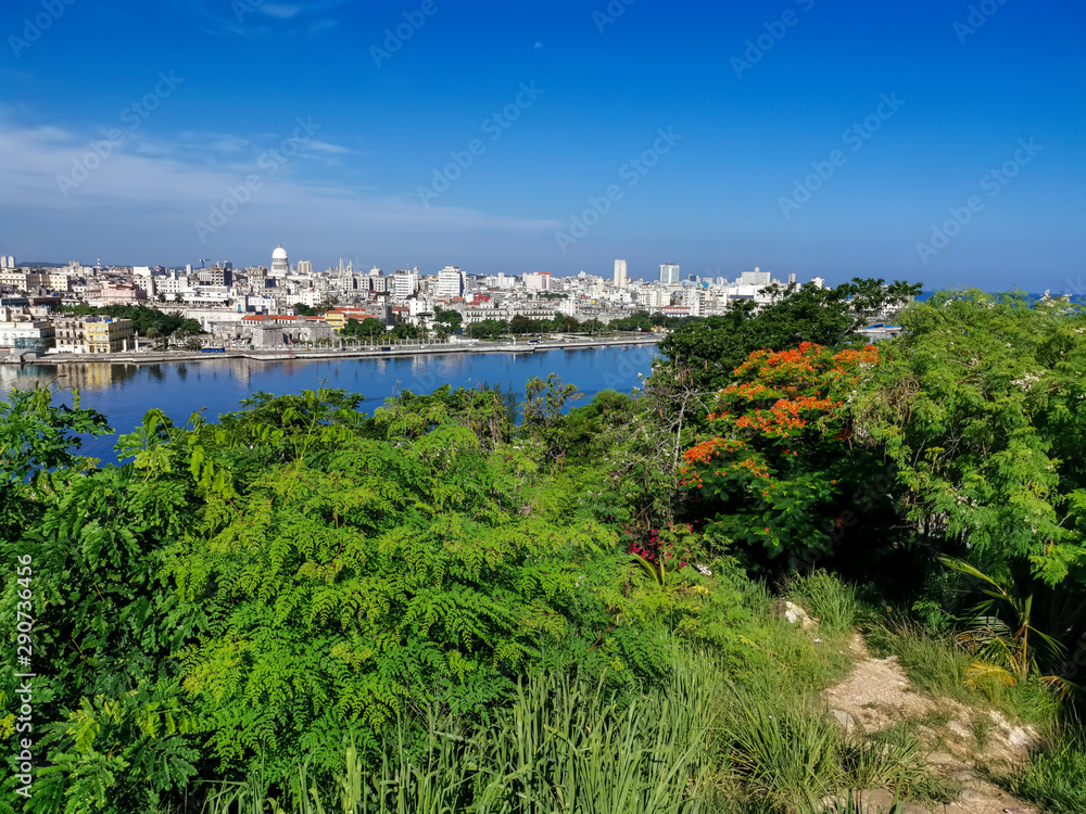 Panoramic view of the city of Havana, Cuba