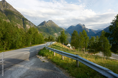 road to sunndalsora at trollheimen norway
