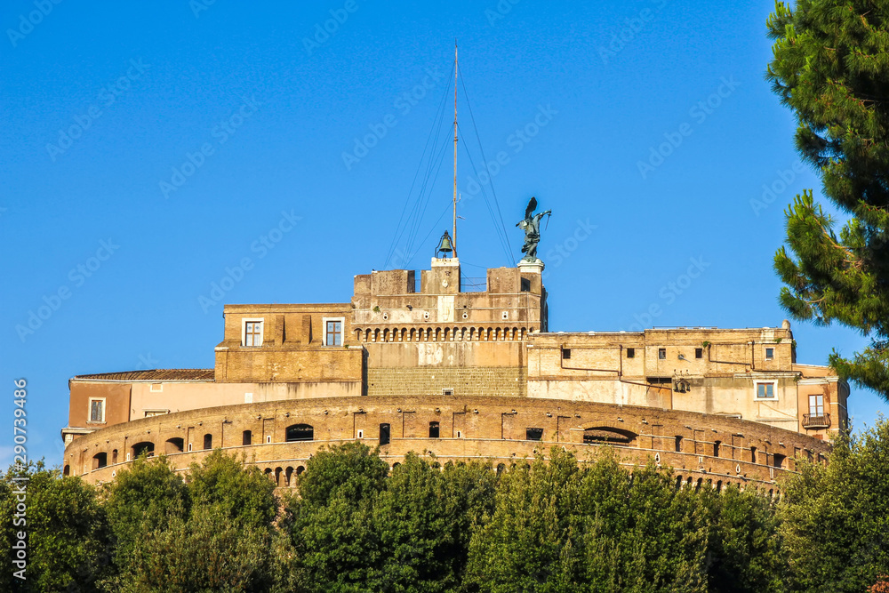 View on the Castel Sant Angelo