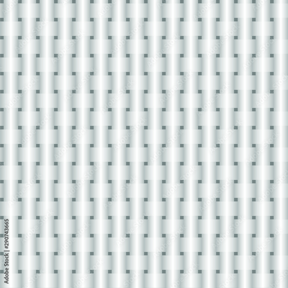 Abstract gray 3d effect seamless background with intertwining mesh. Vector eps10