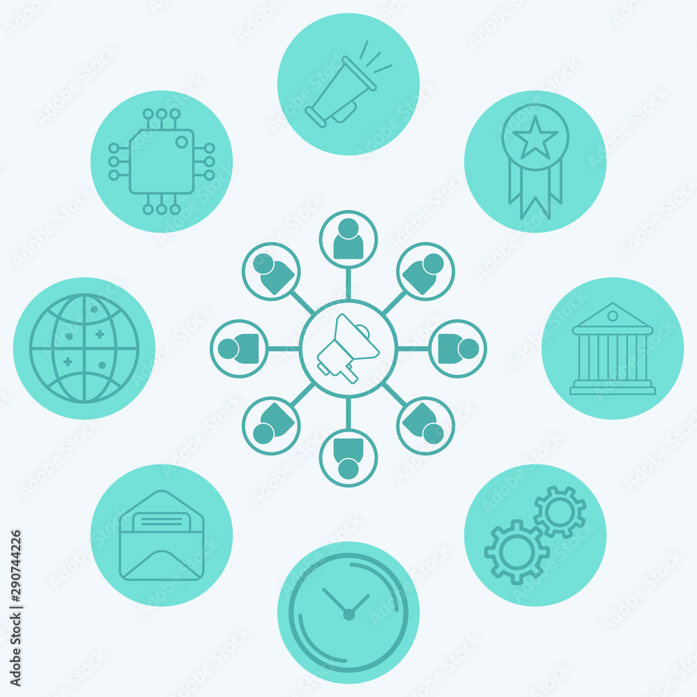 Affiliate marketing vector icon sign symbol Affiliate marketing vector icon sign symbol
