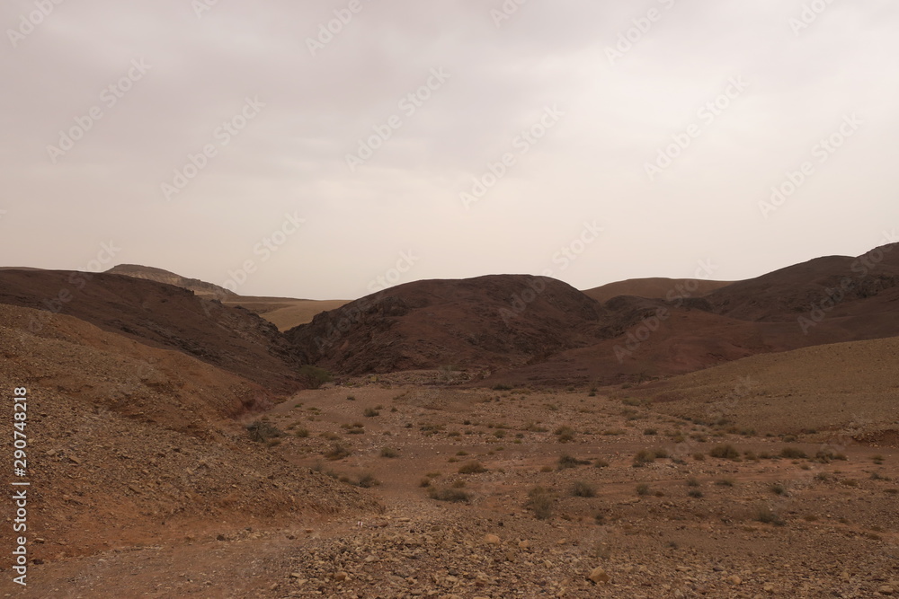 The Red canyon in Israel near Eilat. 