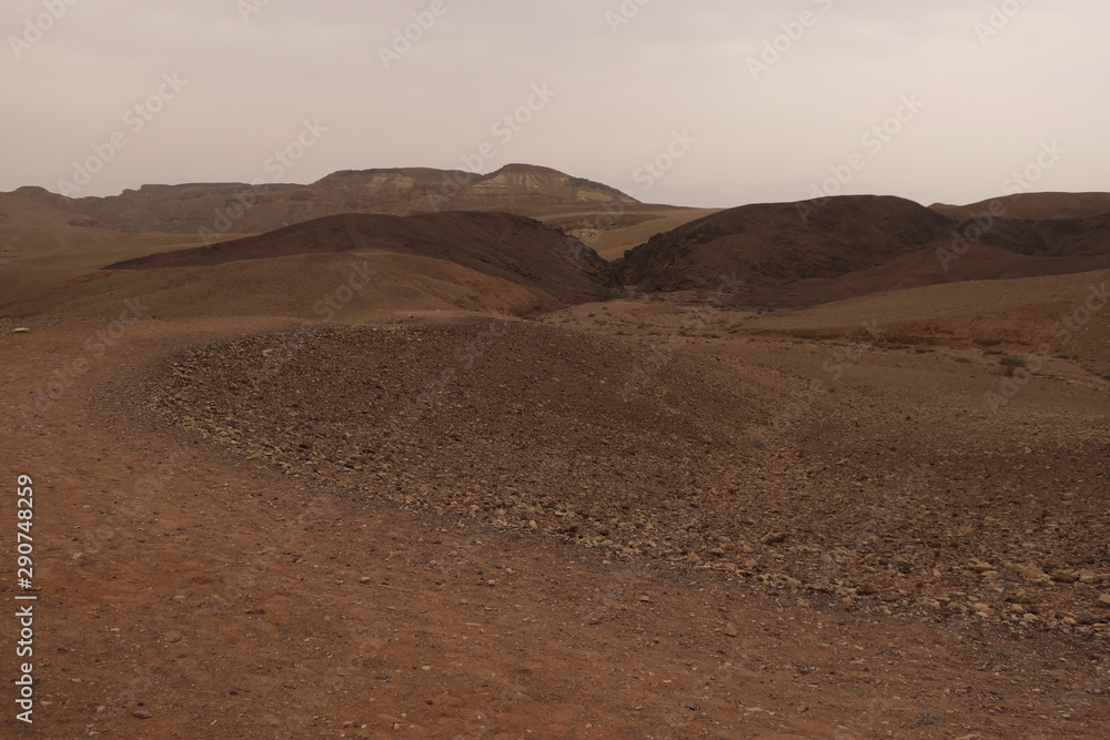 The Red canyon in Israel near Eilat. The Red canyon in Israel near Eilat.