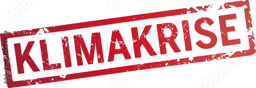 roter Stempel Klimakrise