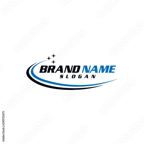 cleaning clean service logo icon vector template