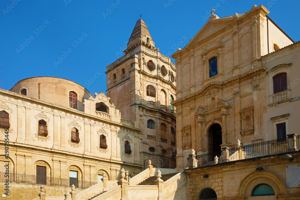 Beautiful baroque architecture in Noto, Sicily