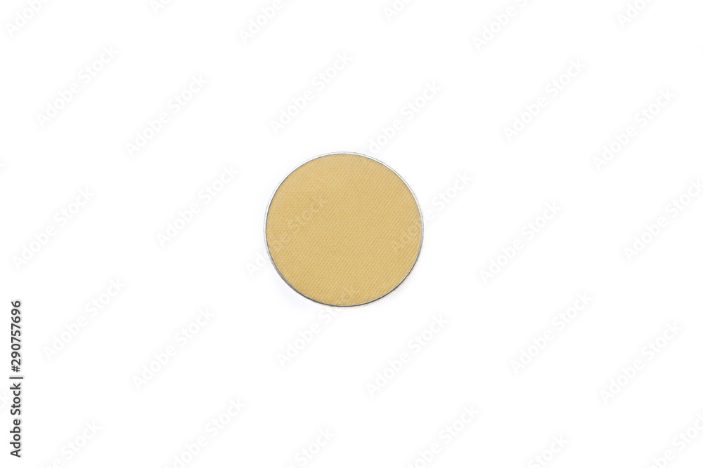 single round eye shadow on white back ground single round eye shadow on white back ground