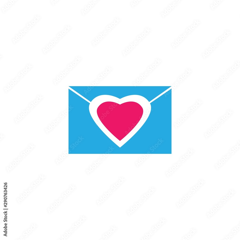 Valentine logo template vector icon design