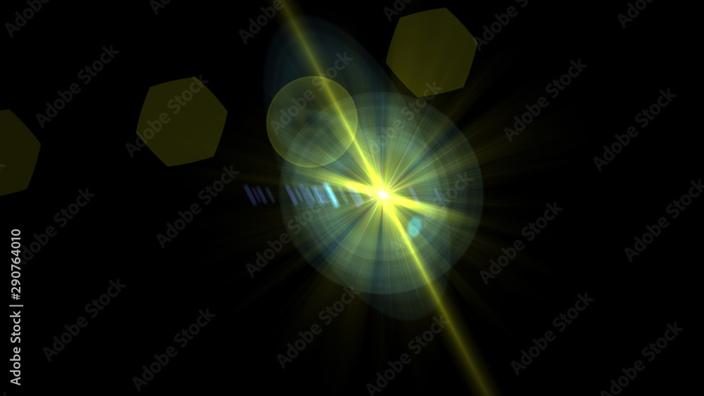 custom made wallpaper toronto digitalBright Yellow Lens Flare
