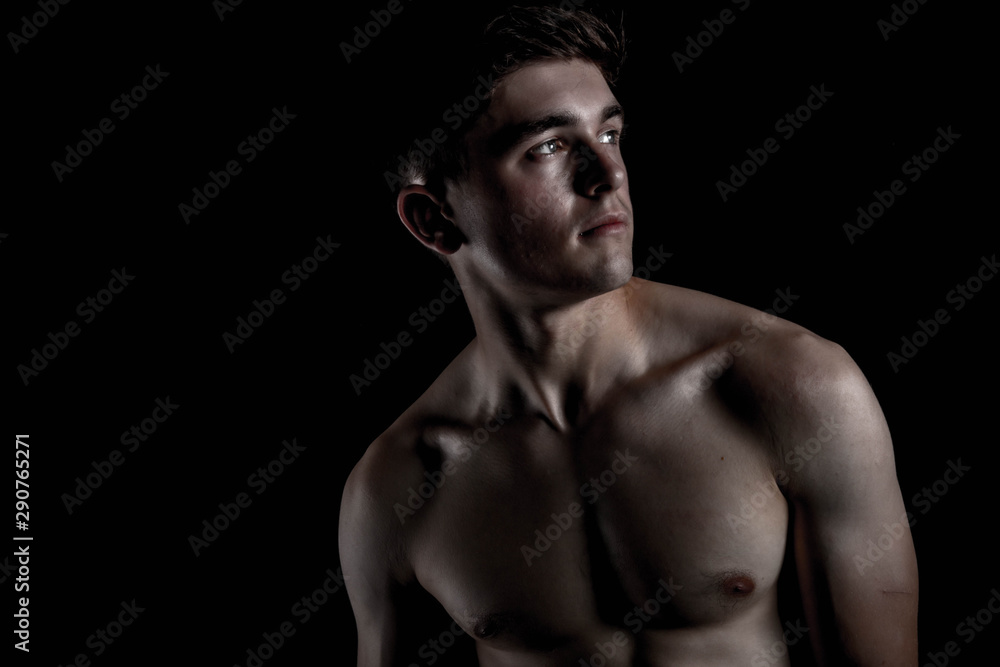 Fototapeta premium Low Key Studio Portrait