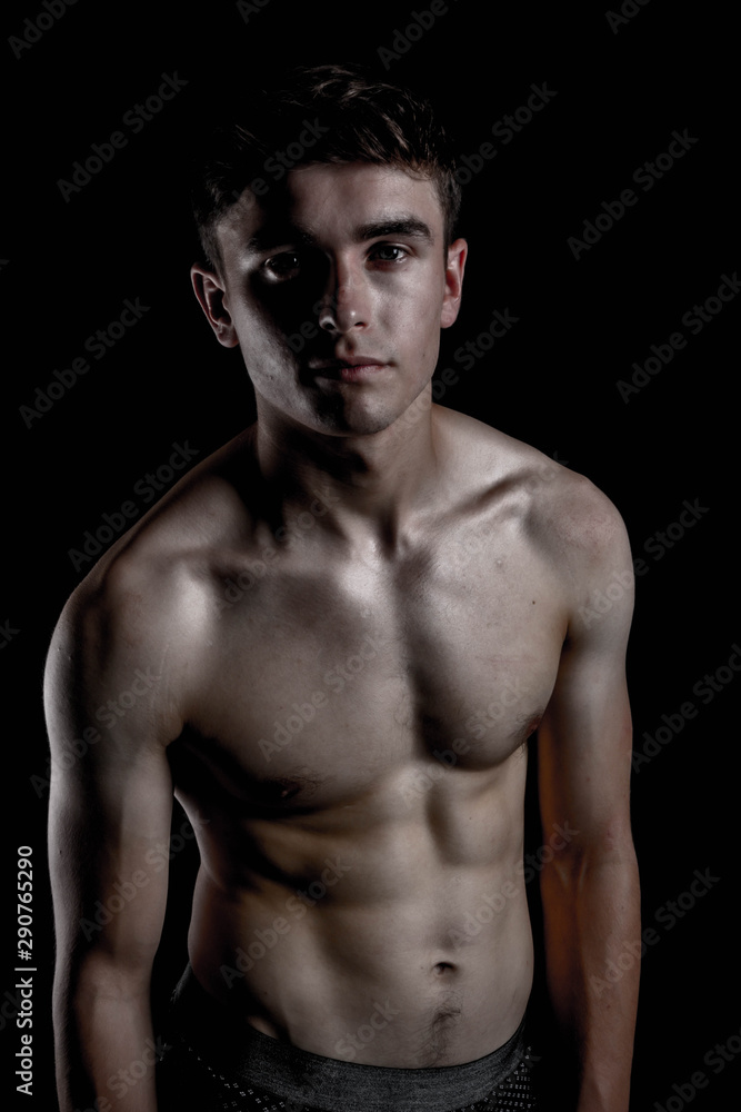 Fototapeta premium Low Key Studio Portrait