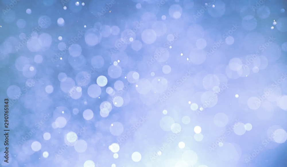 Abstract aquamarine blue background with white bokeh Abstract aquamarine blue background with white bokeh