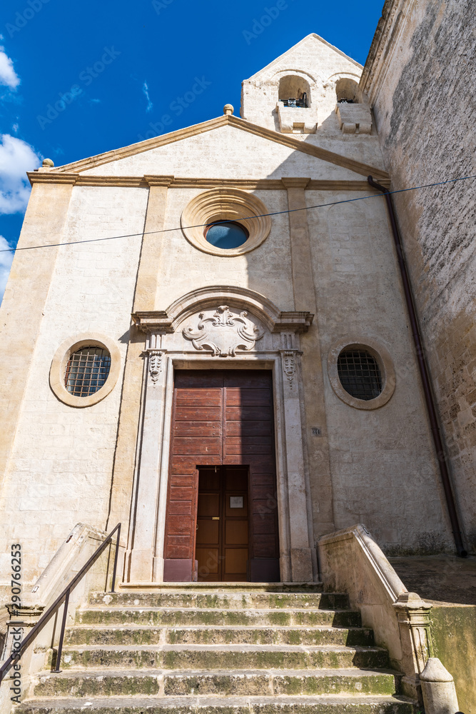 Fototapeta premium The stone tells. Stone wonder. Gravina in Puglia. Italy