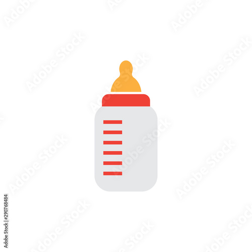 Baby bottle graphic design template vector isolated