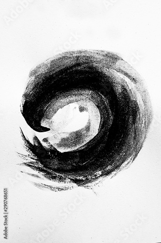 Texture black ink 