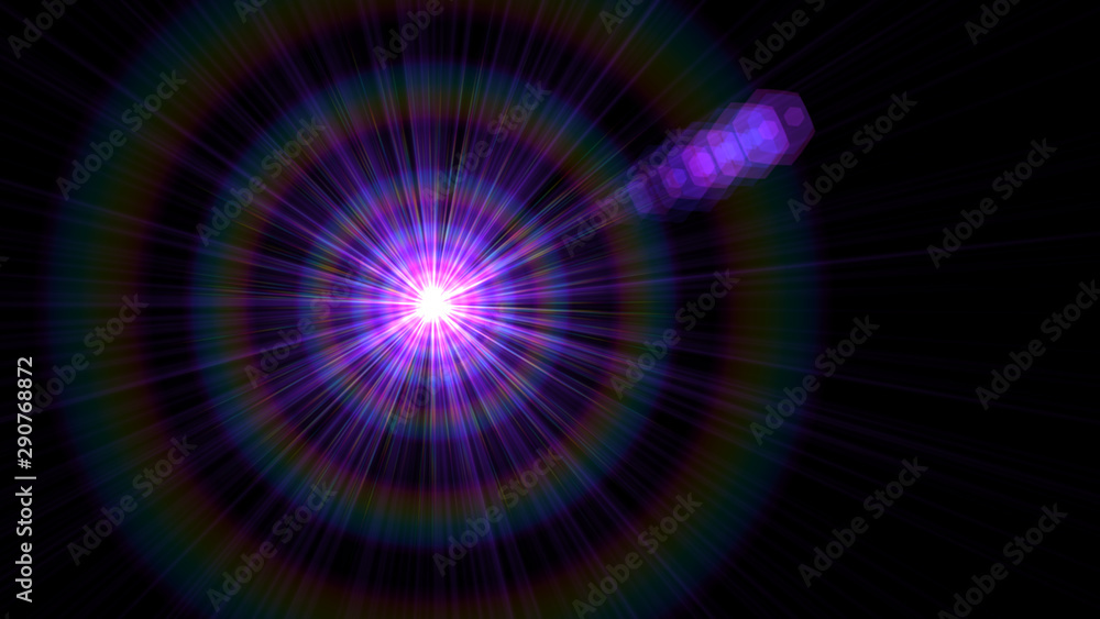 Bright Purple Lens Flare Bright Purple Lens Flare