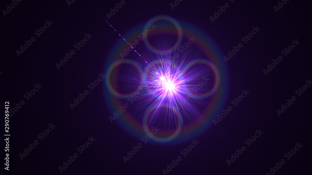 Bright Purple Lens Flare Bright Purple Lens Flare