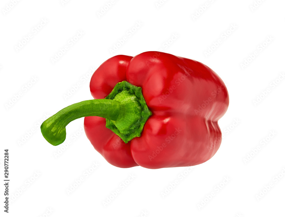 Red peppers isolated on white background.Clipping Path Red peppers isolated on white background.Clipping Path