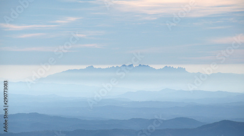 View of Montserrat mountain