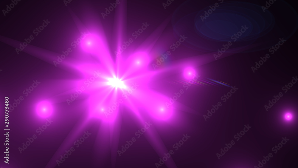 Bright Magenta Lens Flare Bright Magenta Lens Flare