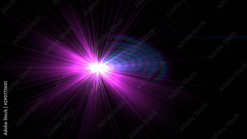 Bright Magenta Lens Flare Bright Magenta Lens Flare