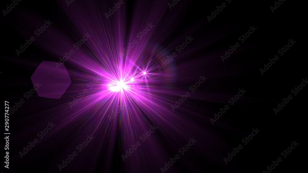 Bright Magenta Lens Flare Bright Magenta Lens Flare