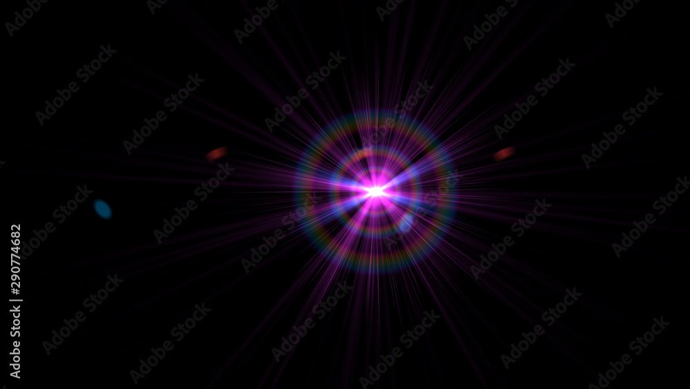 Bright Magenta Lens Flare Bright Magenta Lens Flare