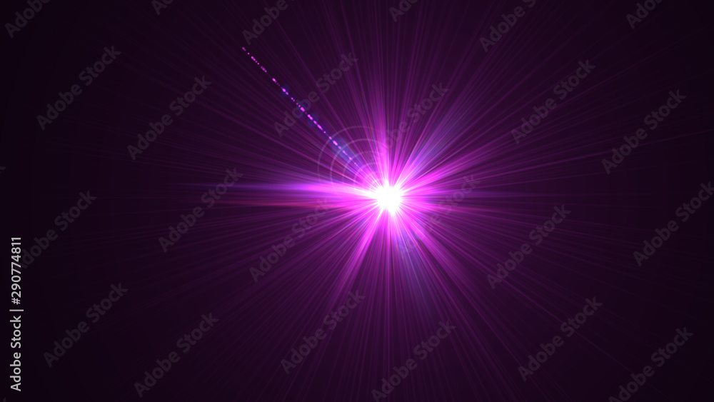 Bright Magenta Lens Flare Bright Magenta Lens Flare