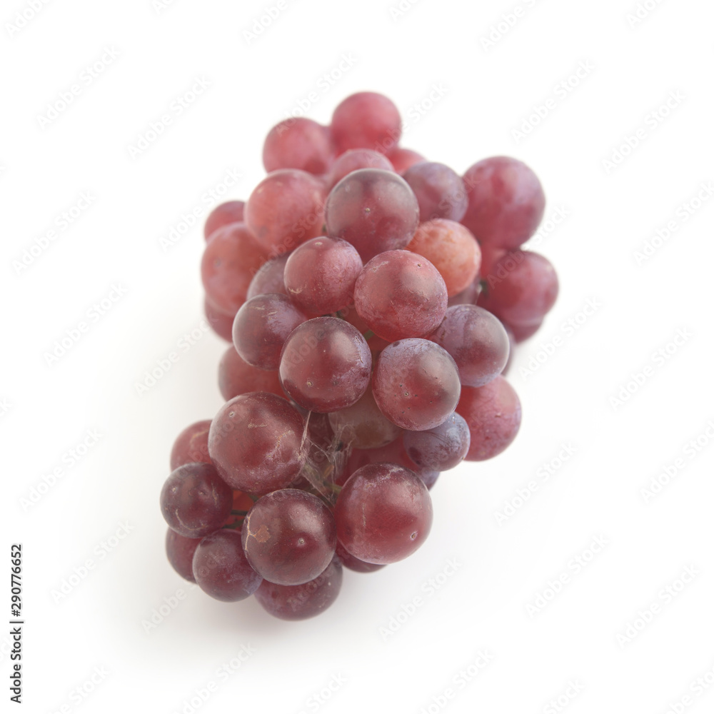 fresh red grape isolated on white background fresh red grape isolated on white background