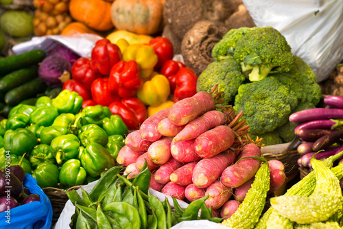 Fresh Vegetables in the Market